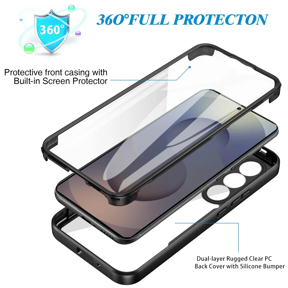 Shockproof Full Body Protection Case with Screen Protector