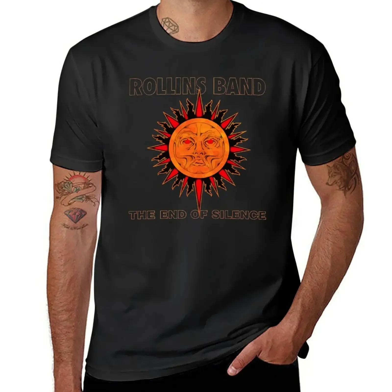 

Rollins Band The End Of Silence T-Shirt vintage clothes cute tops Aesthetic clothing mens graphic t-shirts