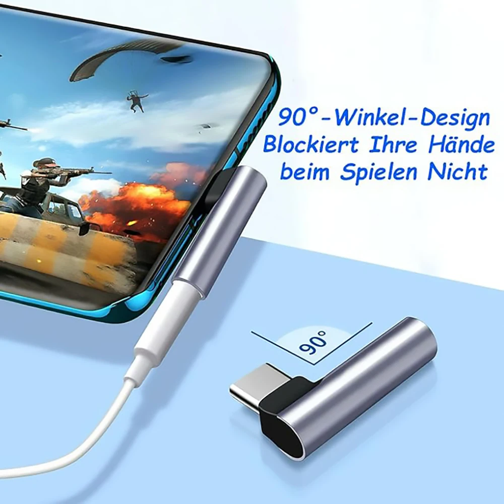 Universal USB C to 3.5mm Audio Jack Headphone Adapter
