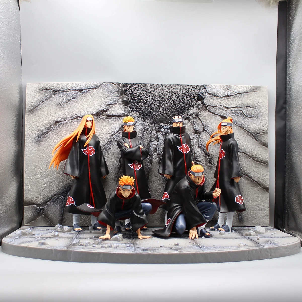 Naruto Akatsuki Anime Figure 37cm 6 Pcs Uchiha Itachi Madara