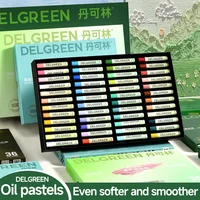 Delgreen 24/36/48/72 set Soft Oil Pastel/Crayon for Painting/Overlay/Scratching Painting Graffiti Crayon Artist Students Drawing 2