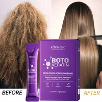 Masque capillaire à la kératine magique 5 secondes réparation dommages crépus doux lisse brillant cheveux hydrater en profondeur traitement des cheveux réparation masque de soin des cheveux 2