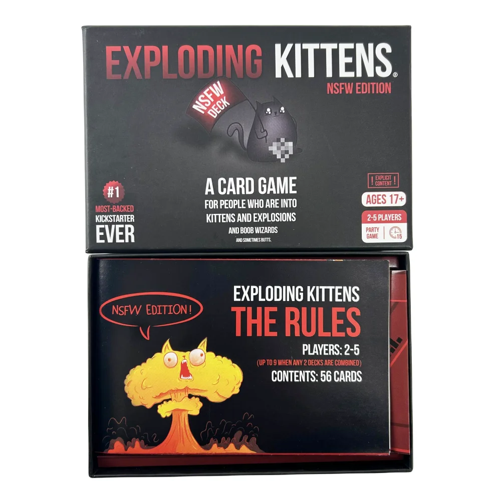 Happy Board Cards Elevate with New Characters Family Card Games for Party Funny Good vs Evil Card Games Board Deck Exploding Kittens