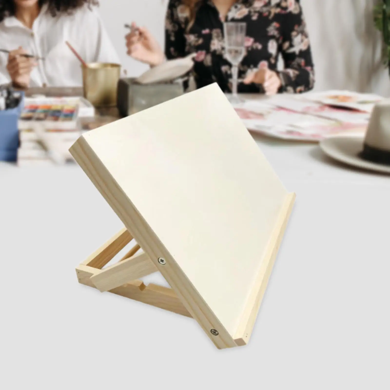 Tabletop Easel Portable Drawing Board for Art Students Artist Drafting Watercolor Painting Wood Board