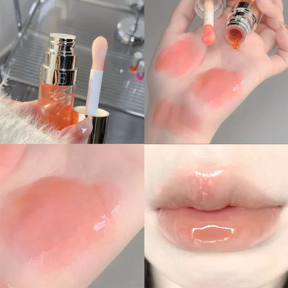 Lip Oil Plumper Gloss Makeup Liquid Lipstick Jelly Glass Care For lip gloss,lip makeup,lip oil,lip plumper