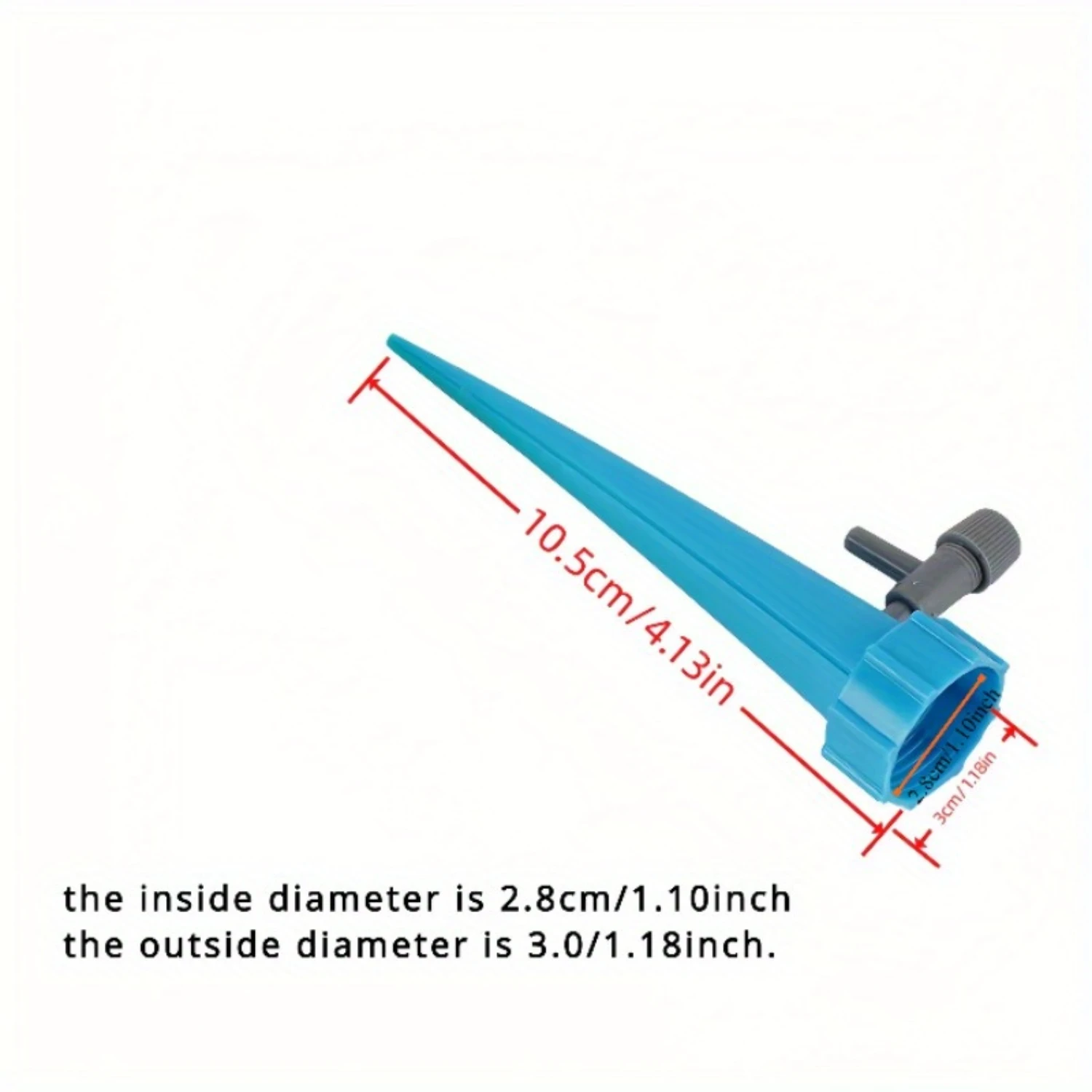 Adjustable Self-Watering Spikes for 1.1" Bottle Diameter-Suitable for Greenhouse Use