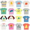 New 2025 Bc Summer Kids Girls T-shirts Cute Print Short Boy Tee Cartoon Fashion Brand Print Cotton Children Casual Tops Clothes 1