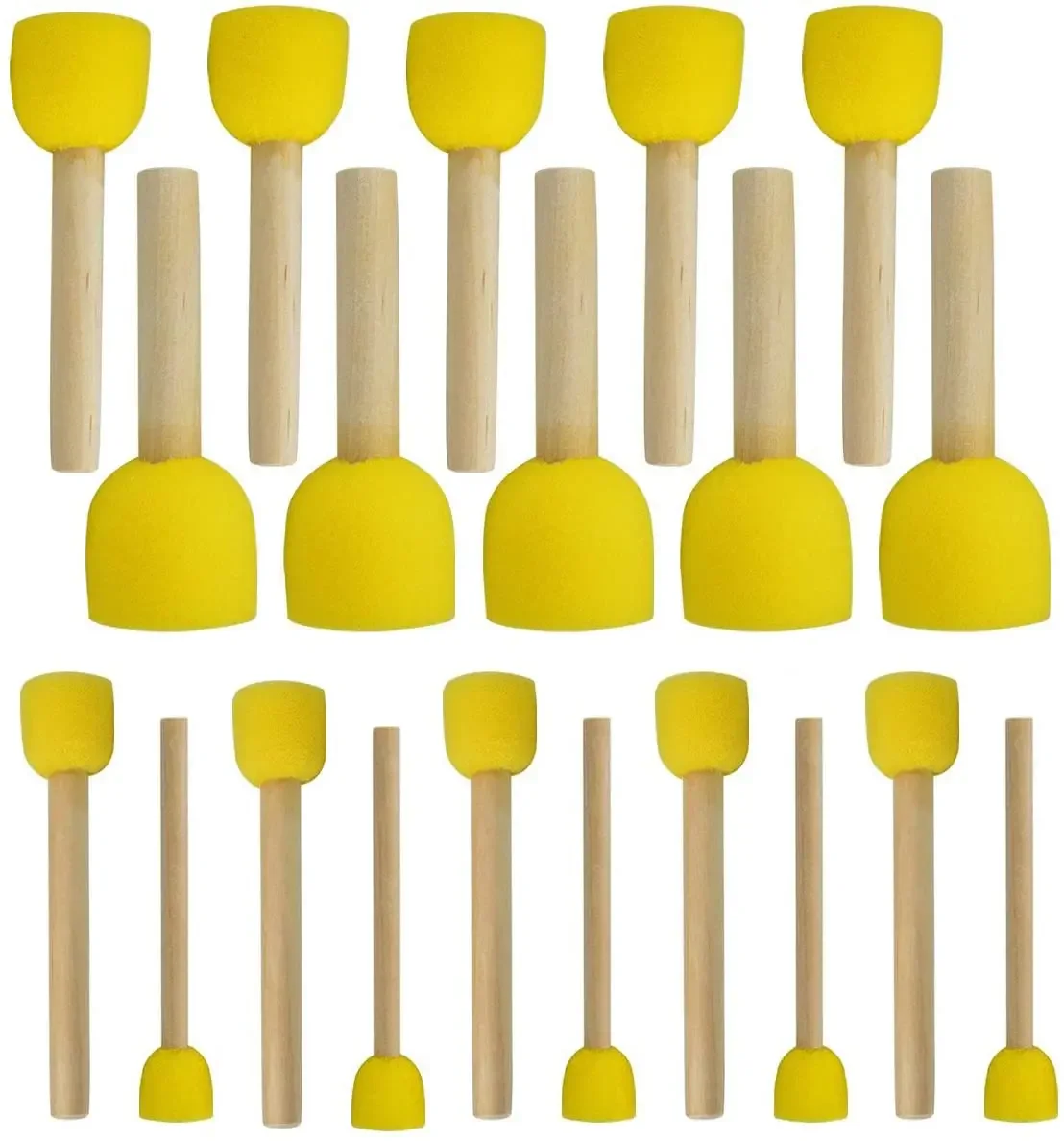 20pcs Round Sponge Brush Set 1