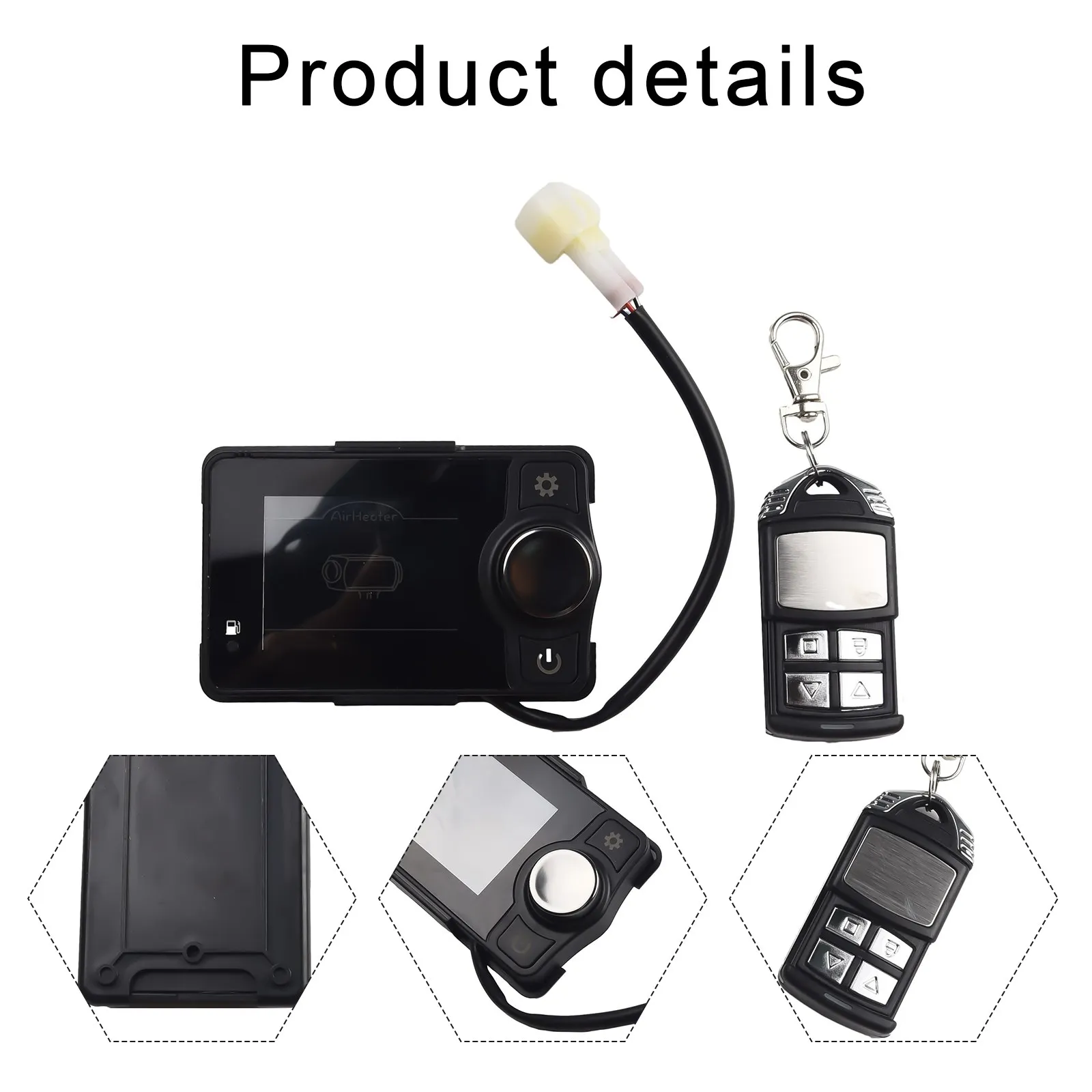 2Pcs/Set LCD Monitor Remote Control 12V-24V Air Diesel Heater Automotives Bluetooth Parking Controller,air diesel heater,diesel heater