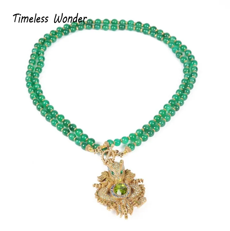 

Женское Ожерелье с гео-драконом из циркона, 4526