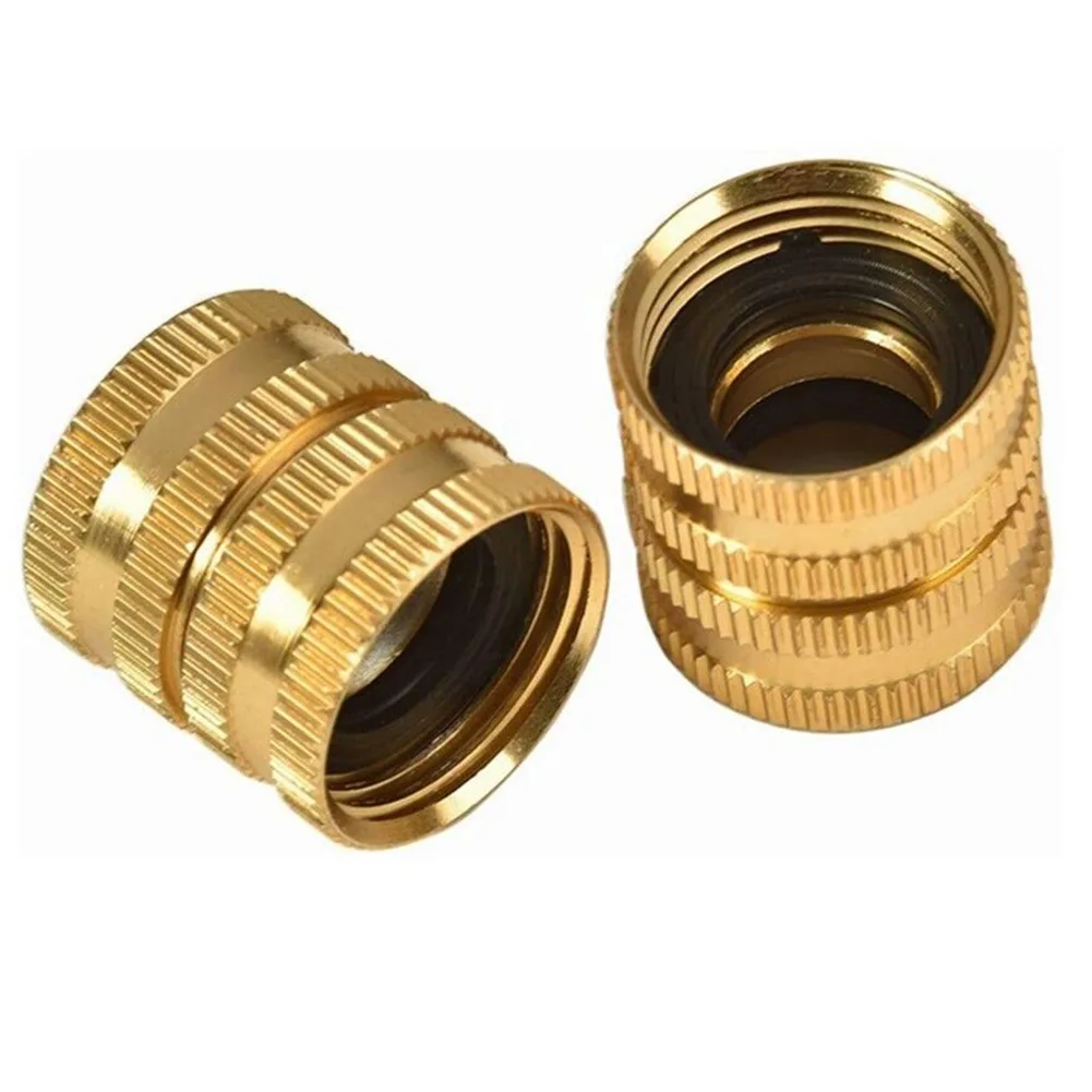 2 Pcs 3/4" Garden Hose Connector Dual Swivel For Male To Male Double Female For All Garden Hose Watering Devices Garden Tools