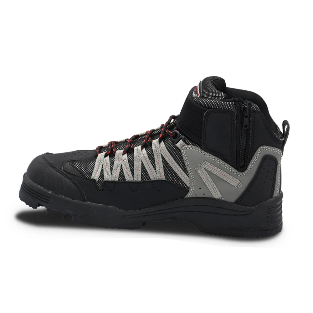 New Upstream Boots Fly Fishing Shoes Rubber Sole With Nails Professional Self Locking Waders Climbing Hiking Skid-proof