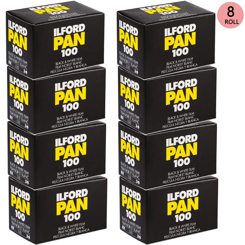 2026 흑백 35mm 필름 ILFORD Pan 100 일상 촬영 예술 사진용 35mm 전문가용 필름 (코닥 필름 카메라용)
