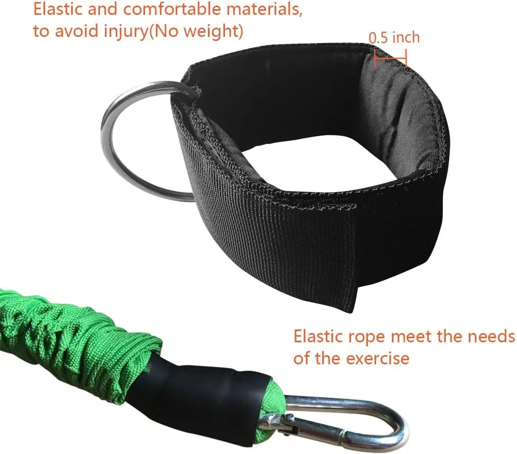 Ankle Resistance Training Speed and Agility Training Tool Ankle Resistance Bands for Football Basketball Taekwondo Yoga Boxing