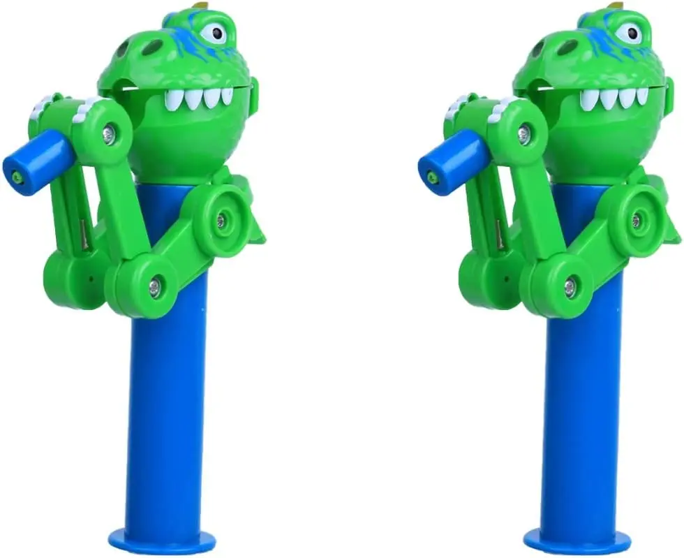 1/3/5PCS Dinosaur Lollipop Robot Holder Creative Eat Lollipop Pop Ups Case Candy Storage Christmas Gifts for Children