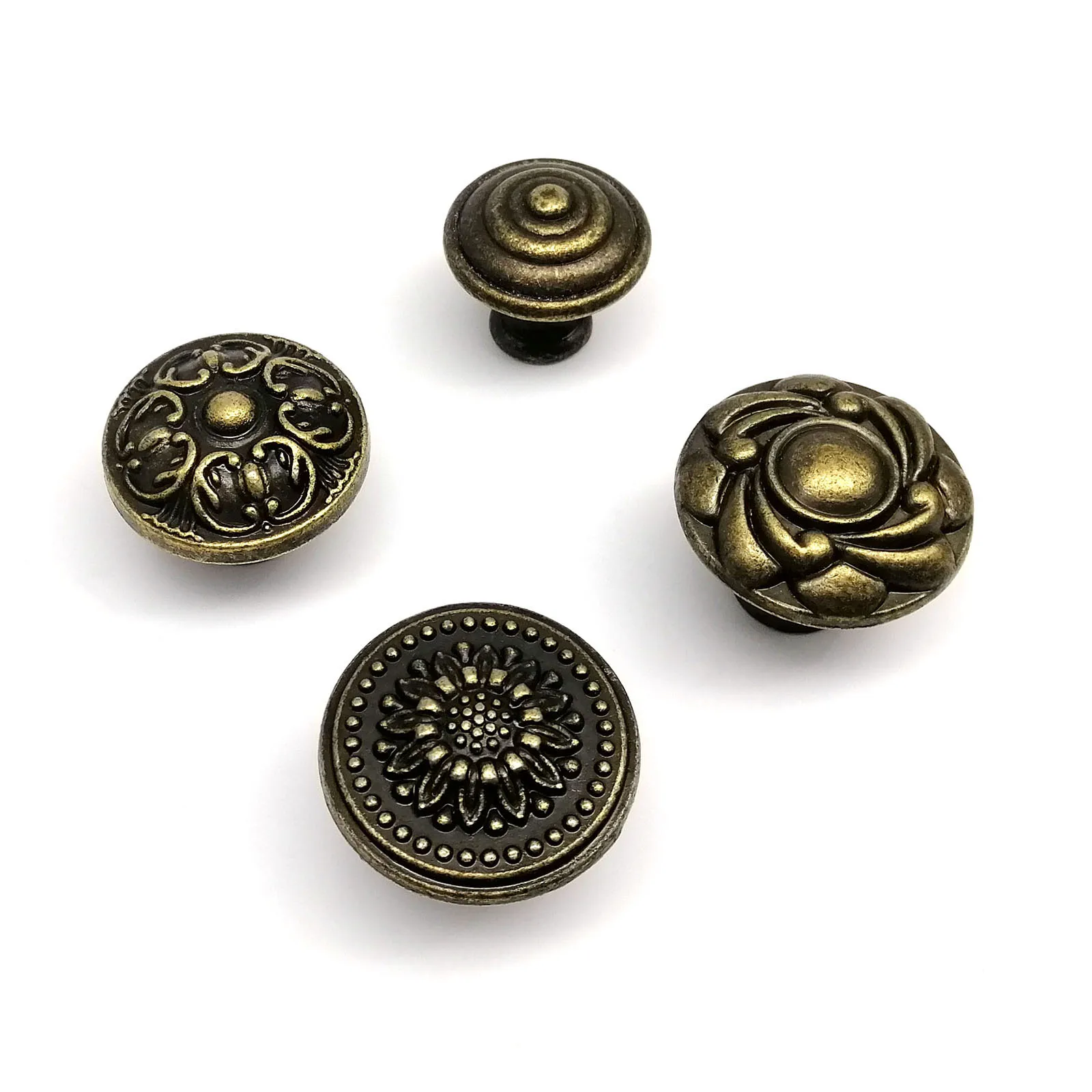 thumbnail image 2 of Jewelry Box Gift Case Metal Pull Handle Knobs Bronze Tone 12mmx11mm 10pcs 2 of 13