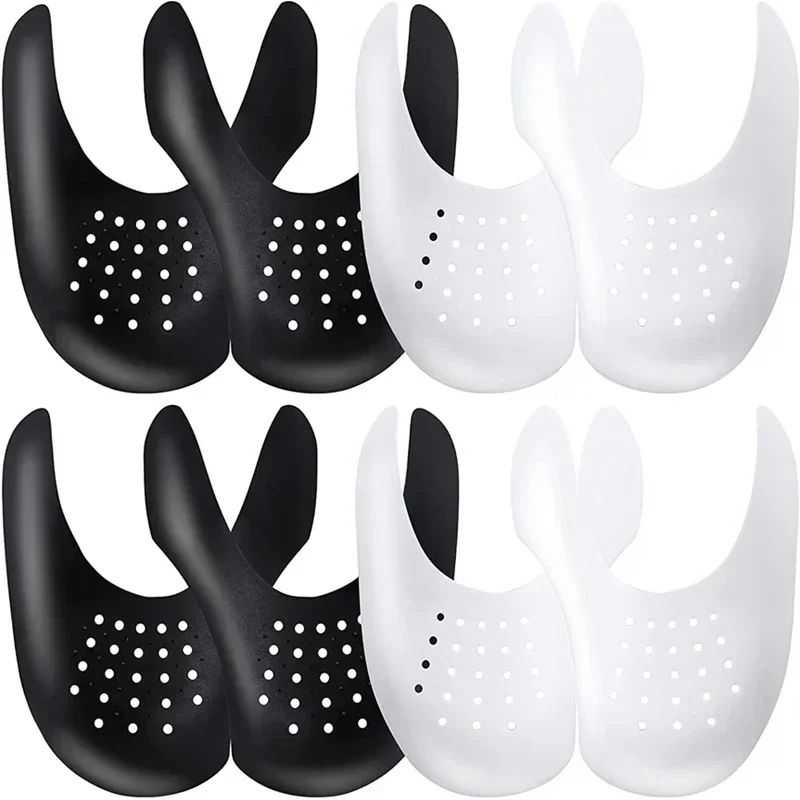 Shoe Protector 4Pcs Crease Protector Shoe Head Stretcher Anti Crease Sneaker Wrinkled Fold Shoe Support Toe Cap Sport Insole