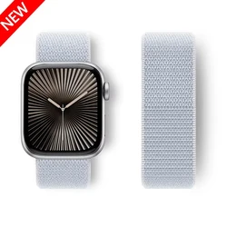 Sport Loop Watch Strap - Versatile Fit and Style Bracelet for 38 40 41 S10-42mm (Bluish blue)