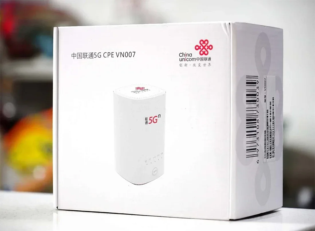 Sblocca China Unicom Vn007 + 5G Cpe Router Wireless Modem 2.3Gbps Mesh Wifi Sim Card Nsa/Sa Nr N1/N3/N8/N20/N21/N77/N78/N79