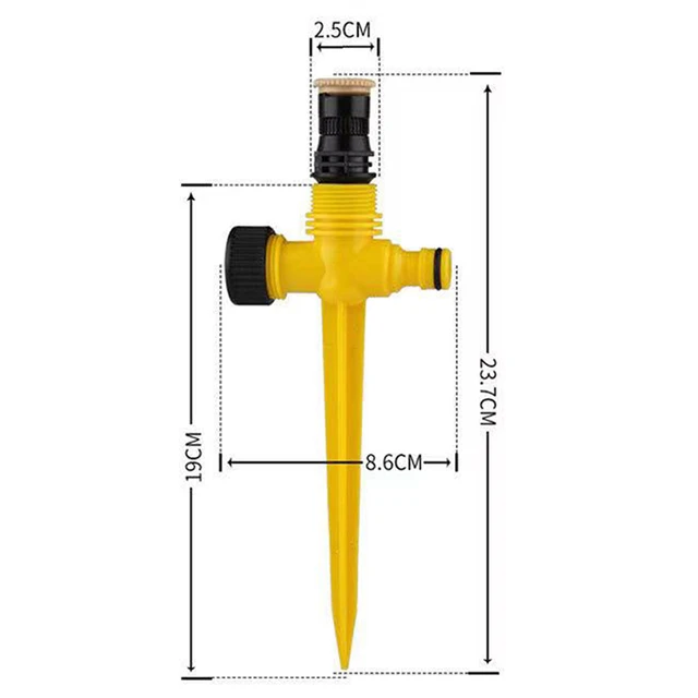 360 ° Kerti Sprinkler Állítható Forgó-Öntözési Rendszer - Image 6