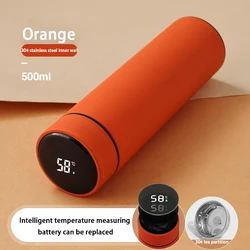Enhanced Product Title:  
Insulated Stainless Steel Smart Water Bottle - 500ml (Orange)