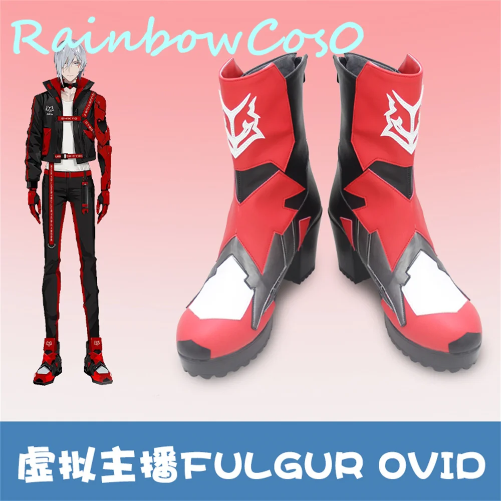 

Виртуальный YouTuber Vtuber hololive Fulgur овид косплей обувь сапоги Хэллоуин Рождество RainbowCos0 W2520