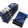 Black Sketch Pencil Professional Wood Drawing Pencil H/2H/3H/4H/5H/6H/HB 2/3/4/5/6/8/10/12B Art Stationery Supplies 12Pcs 6
