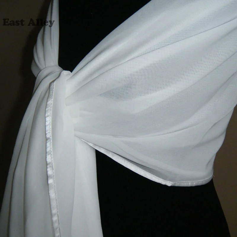 Bride Chiffon Wedding Accessories Shrug Wrap Shawl Married Scarf Bridal Stole Thin Cape