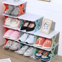 New Multi-Layer Shoe Rack Storage Organizer Household Stackable Shoe Cabinet Space Saving Storage Dormitory Shoes Rack Furniture 2