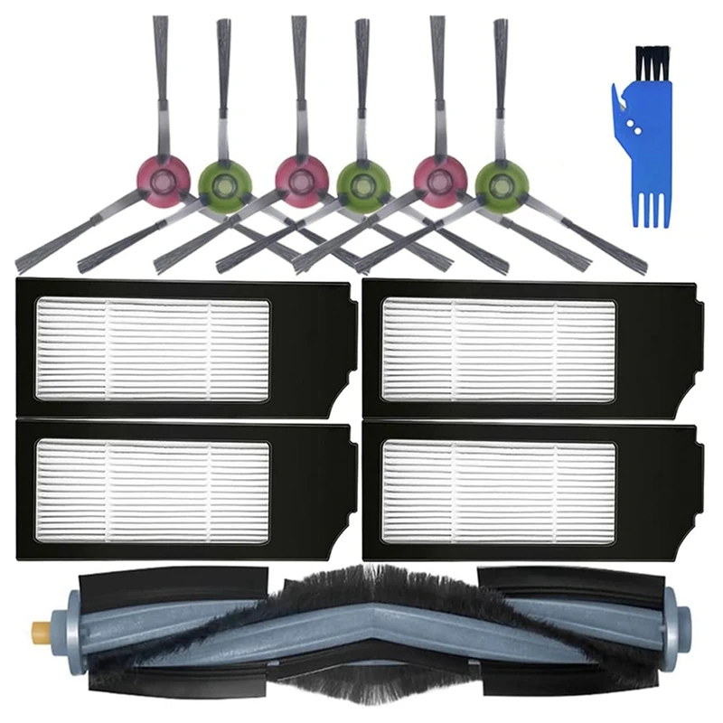 

Запчасти для робота-пылесоса Ecovacs Deebot X1 TURBO X1 OMNI T10 Plus T10 Omni/TURBO, основная боковая щетка, фильтры НЕРА