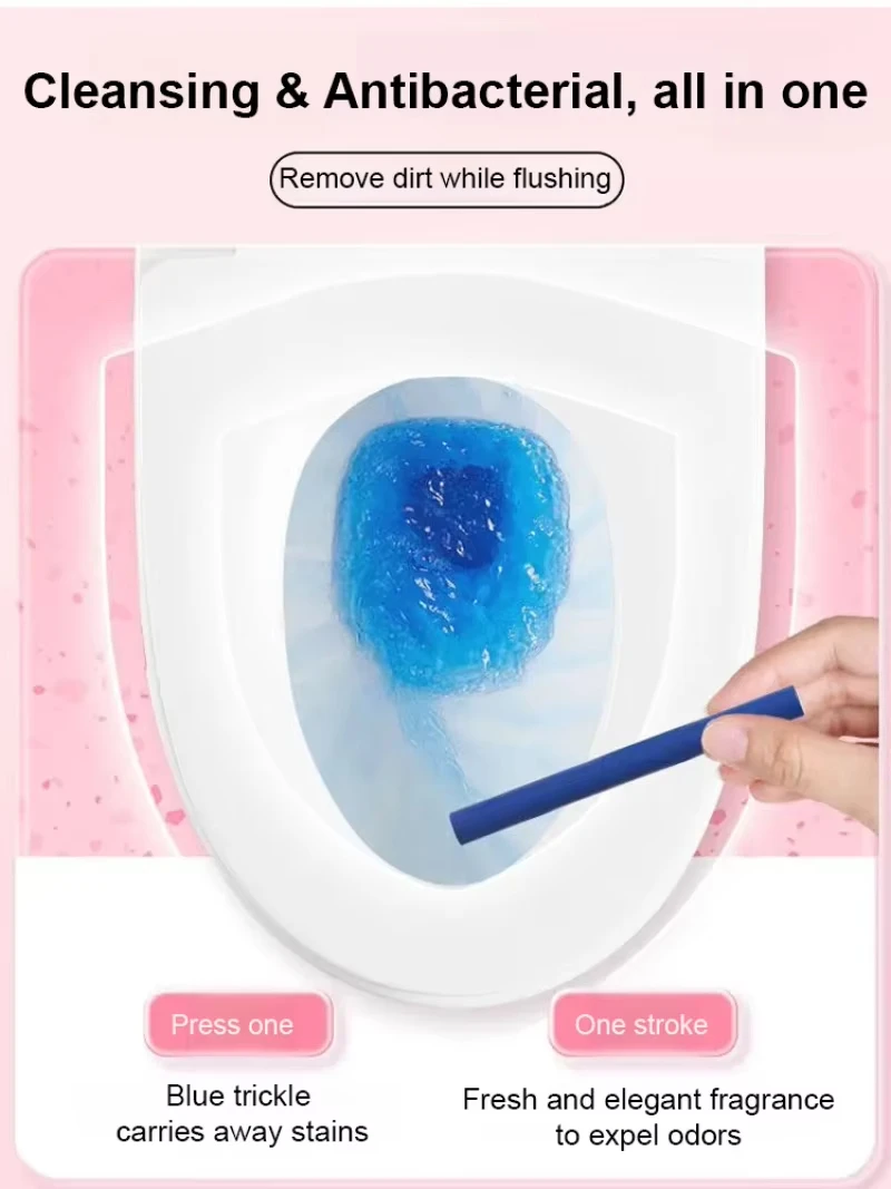 Toilet Cleaner Toilet Cleaner Perfume Toilet Cleaning Stick Multi Effect Deodorant Cleaner Strong Scale and Dirt Remover