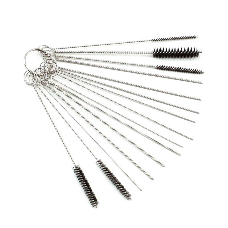 Carburetor Carbon Dirt Jet Remove Cleaning Tools Needles Brushes Cleaner Set carburetor cleaning brush set