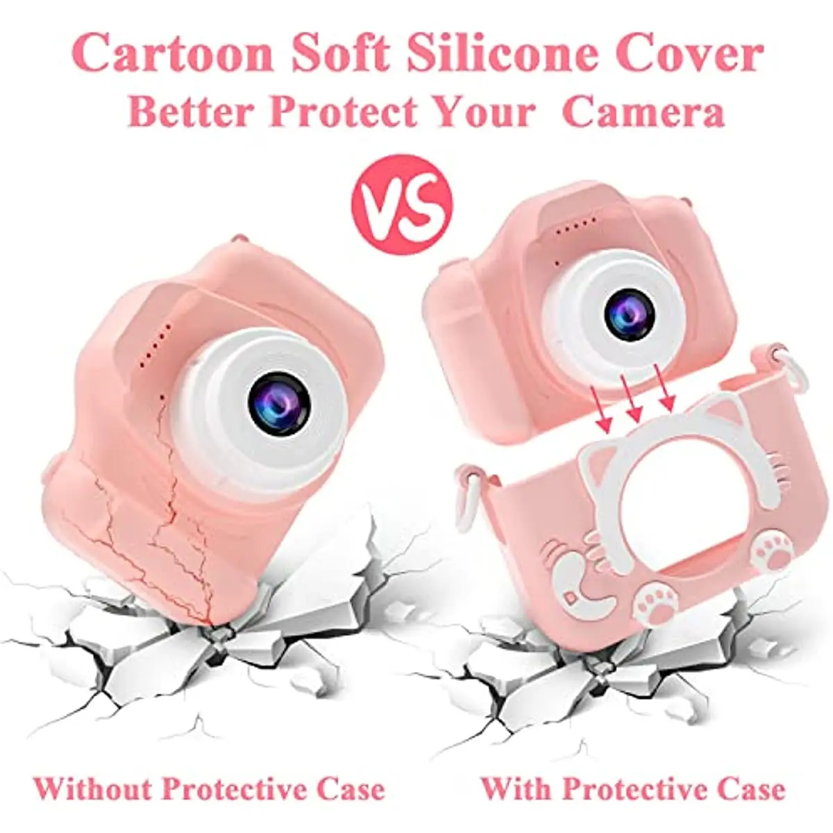 كاميرا أطفال لطيفة للغاية 1080P HD كاميرا فيديو لل...