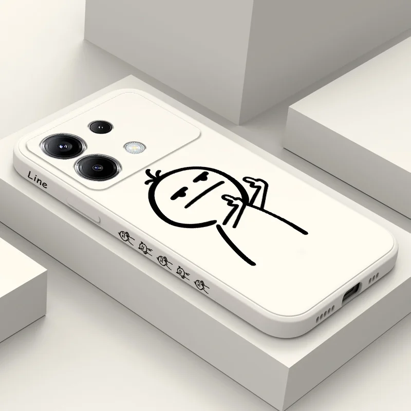 Playful Silicone Cover with Comical Friend Design