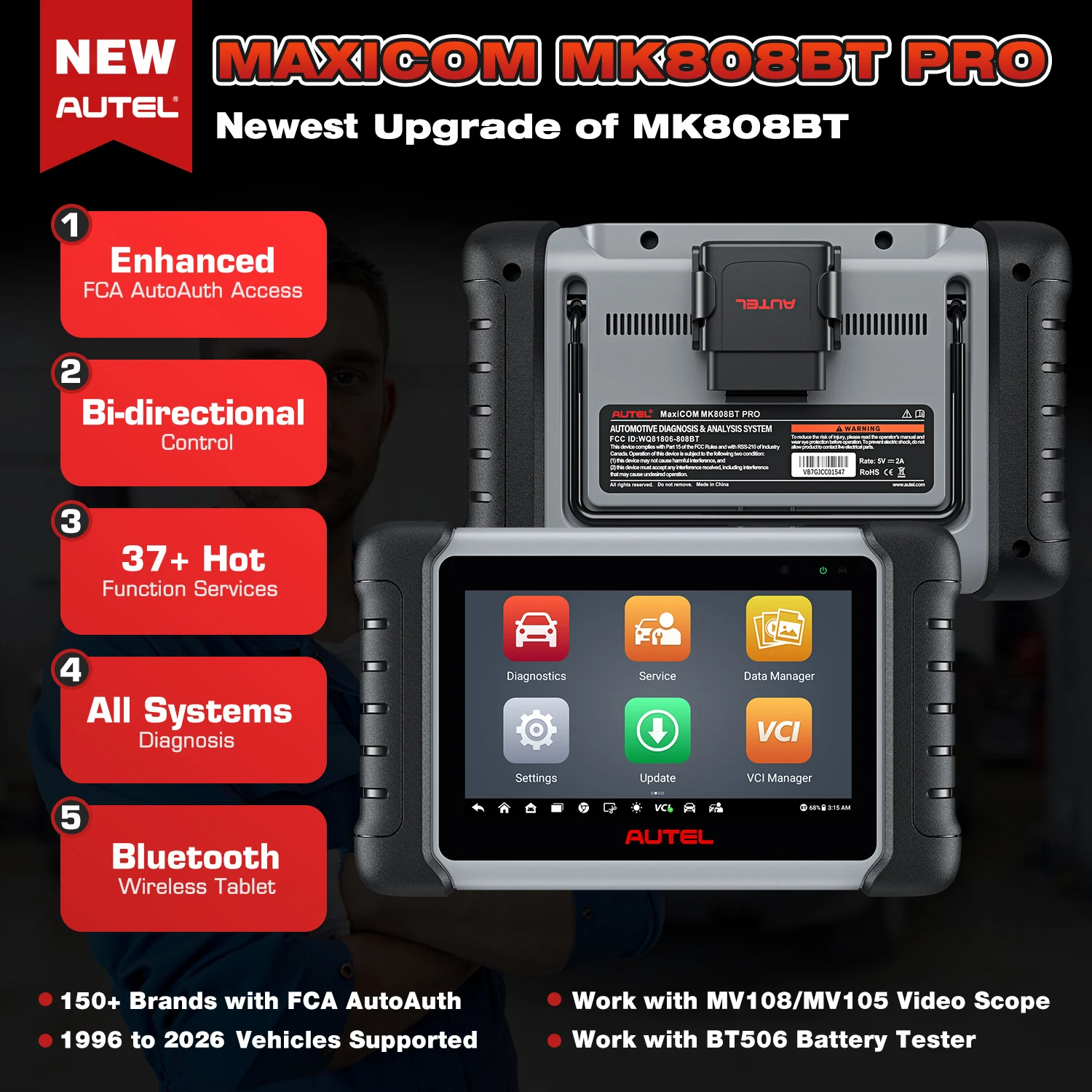 Bi-Directional Diagnostic Scanner