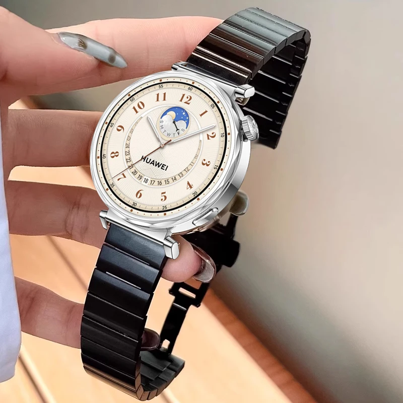 Premium 18mm Metal Stainless Steel Watch Strap - Versatile Design