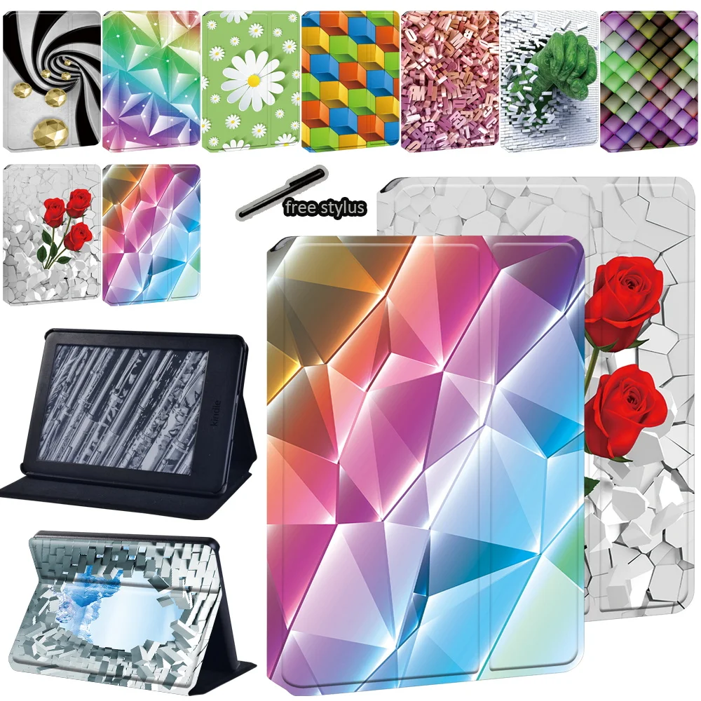 Custodia Per Amazon Kindle Paperwhite 1 5Th/2 6Th/3 7Th/4 10Th/ Kindle 8Th/Kindle 10Th Custodia Antiurto Per Tablet In Pelle Pu