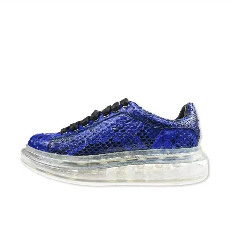 

2023 new arrival Python skin causal shoes men,male Genuine snake leather 05-02