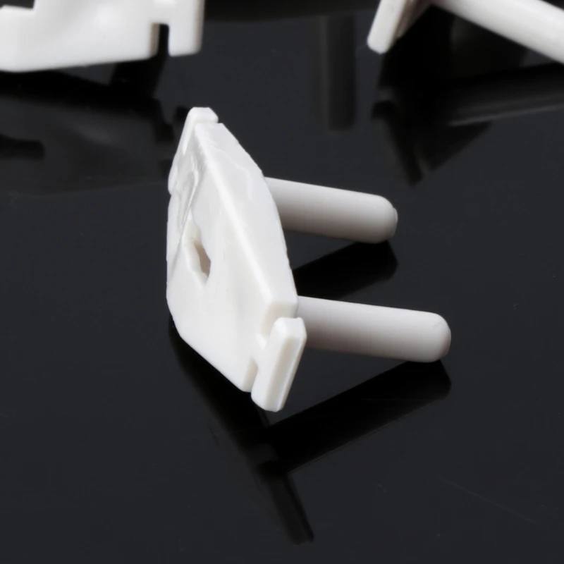 10 Pieces of Baby Safety Revolving Cover 2 Hole Oval European Standard Child Anti-electric Protection Socket Safety