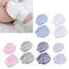 2PCS Cotton Baby Mittens Newborn Infant Anti-eat Hand Anti-Grab Face Protection Gloves Boy Girl Mitten Kids Accessories 0-6Month 2