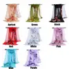 8 Colors Women's Long Chiffon Scarf Butterfly Flower Print Soft Wrap Shawl Silk Ladies 5