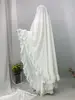 Ramadan Solid Khimar Abaya Dubai Niqab Turkey Arabic Muslim Turban Hijab Islam Prayer Clothes For Women Djellaba Musulmans Femme
