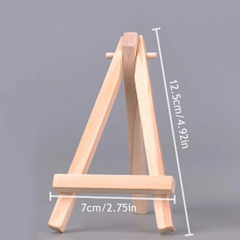 Natural Solid Wood Tripod Easel Display Painting Stand Card Canvas Holder  Wedding Party Children Painting Craft Home Decoration