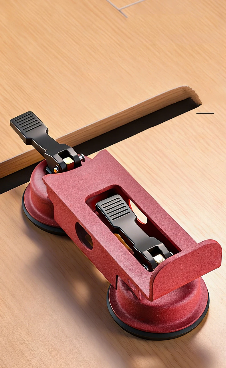 Holzboden-Reparatur-Saugnapf mit Doppelklaue für Flachboden-Fugenreparatur, Installation und Verlegung, Schmaler Stil, Reparaturwerkzeug – Detail 1