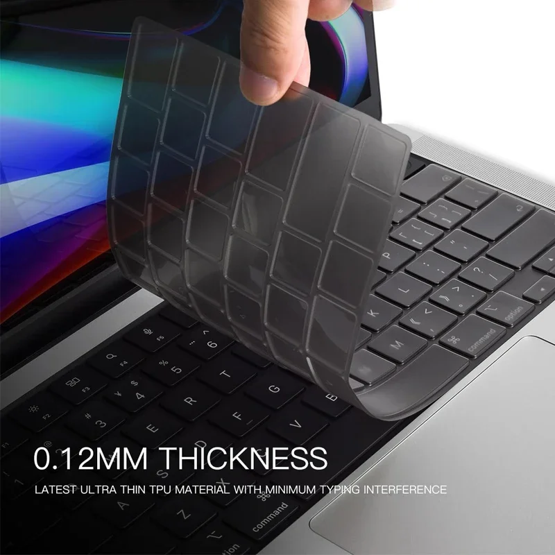 Keyboard Cover Premium Keyboard Cover For MacBook Air 15 A2941 13.6 A2681 Pro 14 16 inch A2442 A2779 A2918 A2485 A2780 M3 M2 M1 Protector Skin