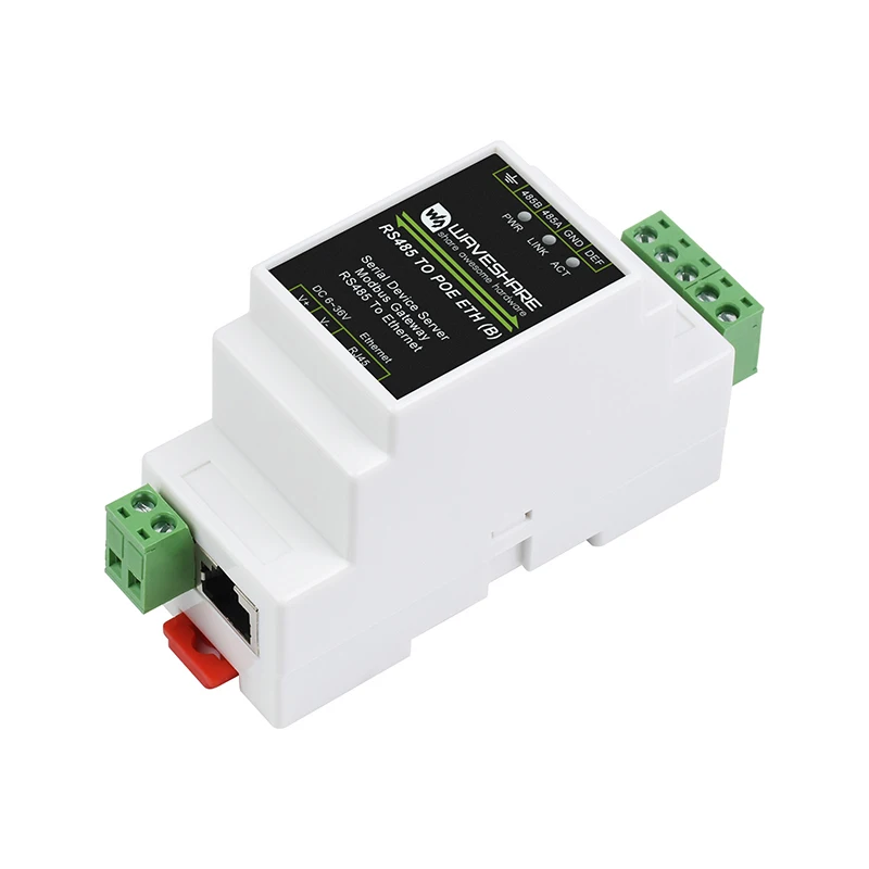 ตัวเลือกสินค้า โมดูลเชื่อมต่ออุตสาหกรรม RS485 to Ethernet TCP/IP POE