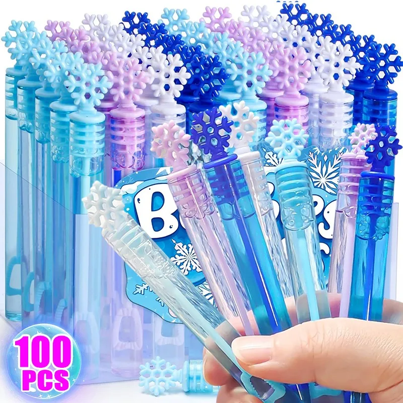 Plastic Bubble Wand Tubes – 10/100PCS Party Favors 1