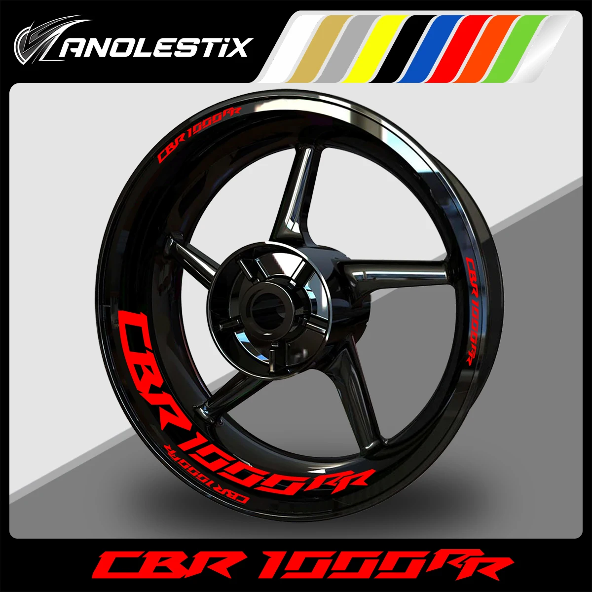 AnoleStix Reflective Motorcycle Wheel Sticker Hub Decal Rim Stripe Tape For Honda CBR 1000RR 2017 2018 2019 2020 2021 2022 anolestix reflective motorcycle wheel sticker hub decal rim stripe tape for honda cbr 1000rr 2017 2018 2019 2020 2021 2022