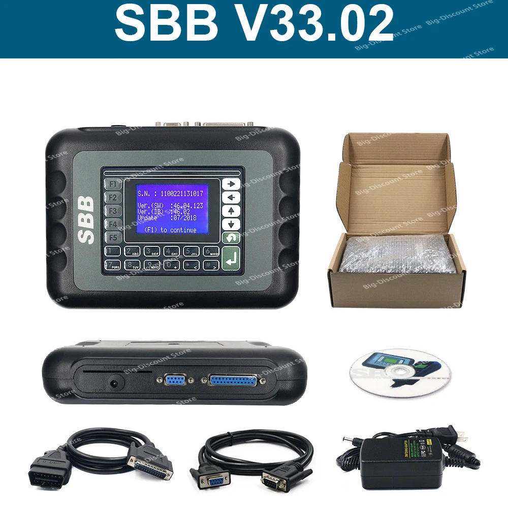 

SBB V46.02 Car Multi Brand Key Programmer SBB Automotive Keys Latest Version Automotive Tools v33.02 Key Programmer obd2