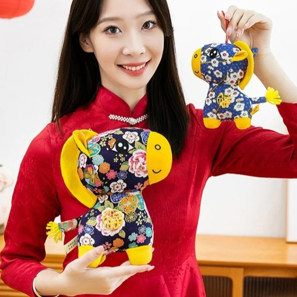 Chinese Style Horse Mascot Stuffed Animal PP Cotton Soft Horse Stuffed Animal Cartoon Collection Chinese Horse Year of Horse